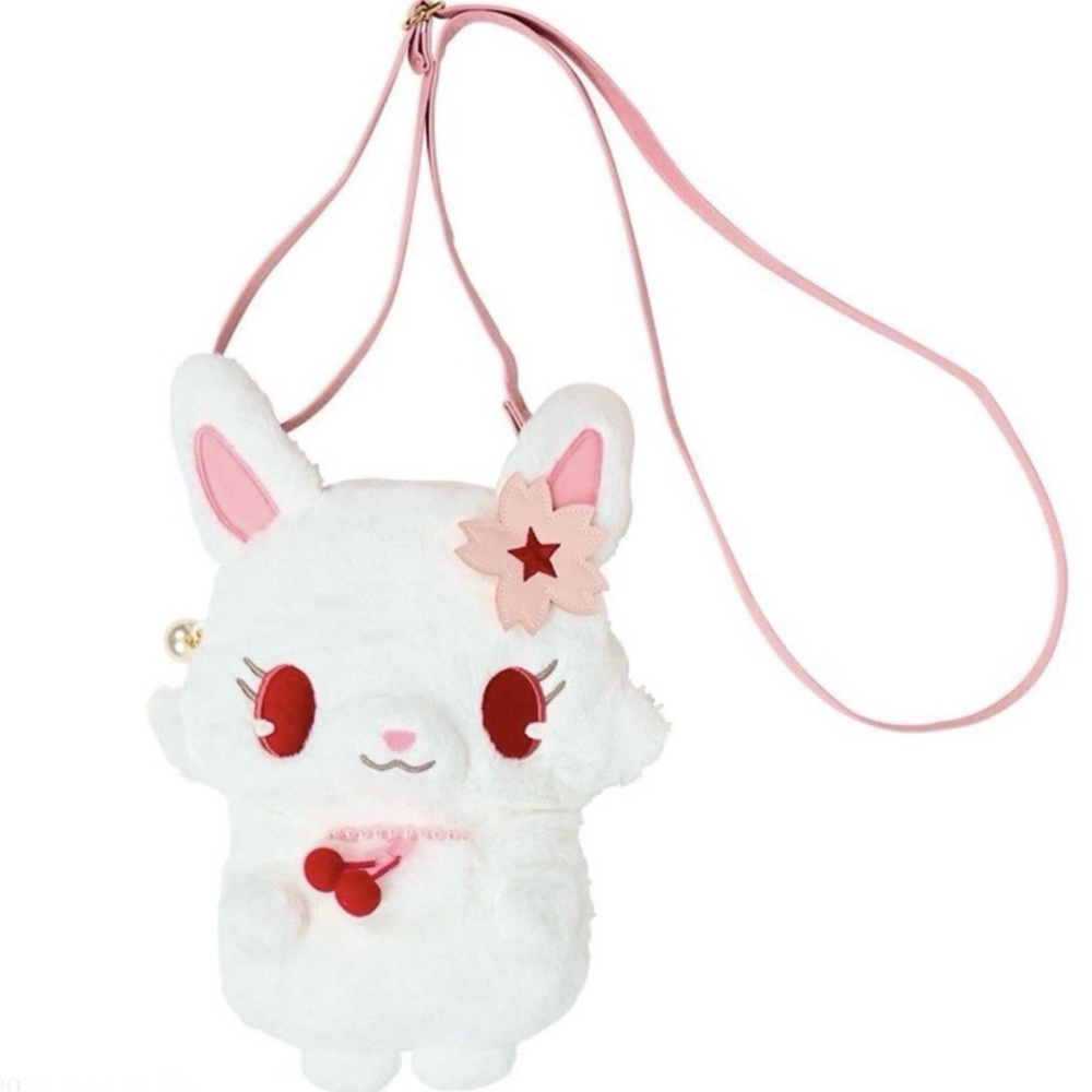 Jewelpet Sanrio Fluffy Heart Series Limited Edition Plush Pochette Purse Bag NWT